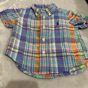 Polo by Ralph Lauren Plaid Kids Shirt - Multicolor